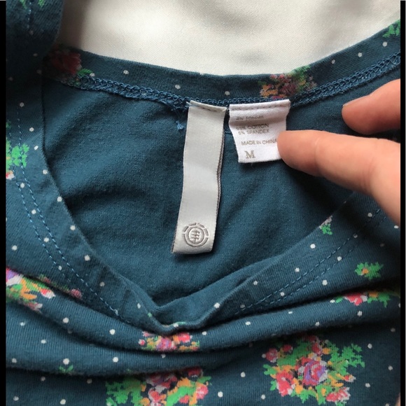 ❤️Element Floral Short Bodycon Dress Sz M - Picture 4 of 6